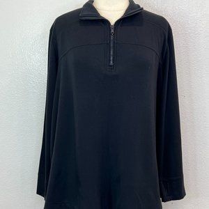 Vineyard Vines Women's US 3XL Black Dreamcloth Relaxed Shep Shirt